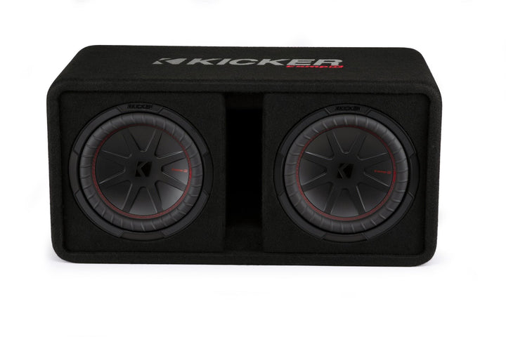 Kicker 48DCWR102: 10" 2 Ω CompR-Series Dual Vented Subwoofer Enclosure