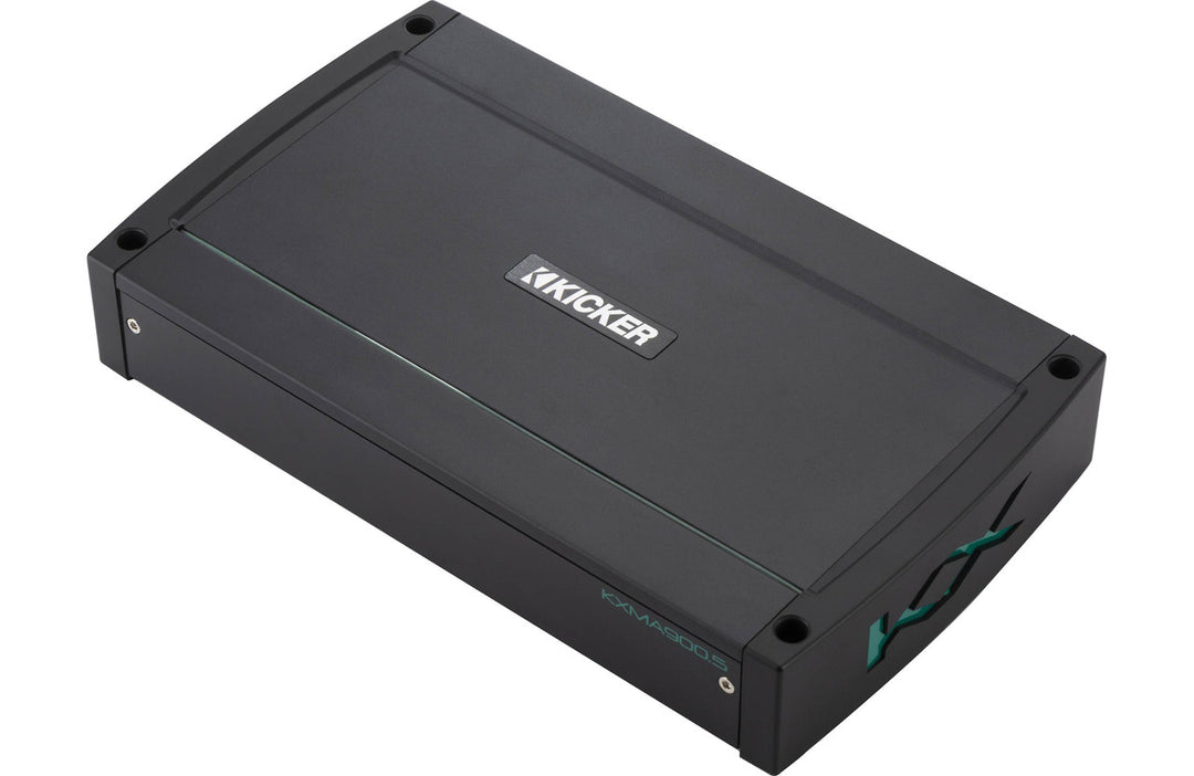 Kicker 48KXMA9005: 5-Channel 125 W RMS x 4 + 400 W RMS x 1 Marine Amplifier