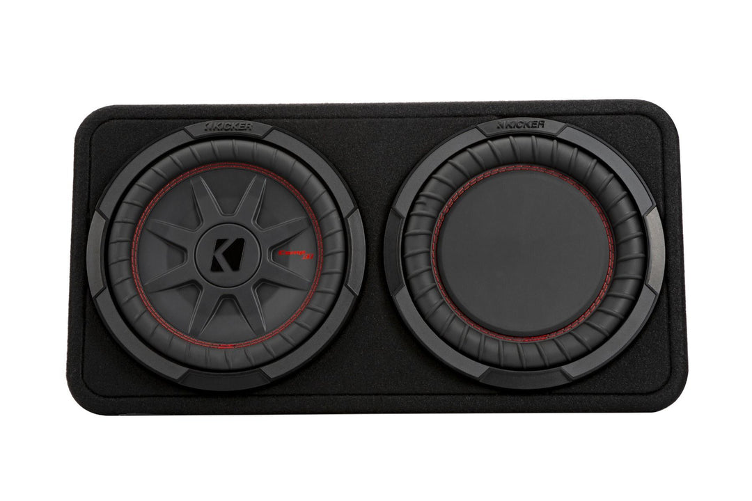 Kicker 48TCWRT122: 12" 2 Ω CompRT-Series Thin Profile Subwoofer Enclosure