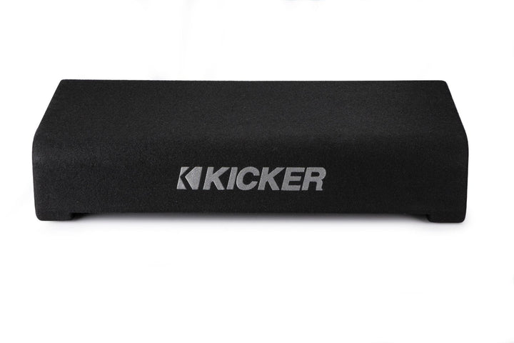 Kicker 48TRTP82: 8" 2 Ω Thin Down-Firing Passive Radiator Subwoofer Enclosure