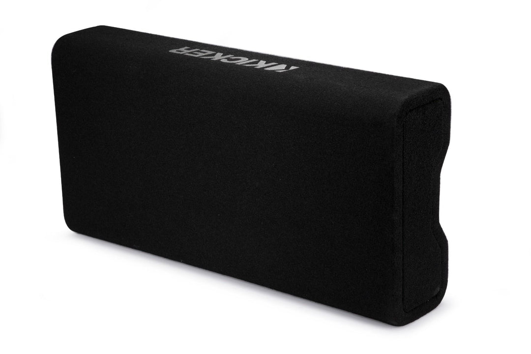 Kicker 48TRTP82: 8" 2 Ω Thin Down-Firing Passive Radiator Subwoofer Enclosure