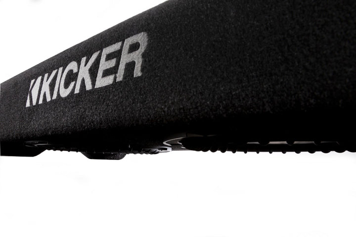 Kicker 48TRTP82: 8" 2 Ω Thin Down-Firing Passive Radiator Subwoofer Enclosure