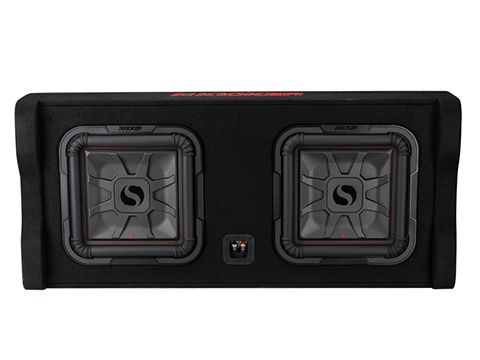 Kicker 49DL7TDF122: 12" 2-Ohms L7-Series Thin Down-Firing Subwoofer Enclosure