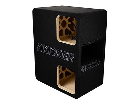 Kicker 49DUL7X12: 12" L7X-Series Dual Unloaded Enclosure