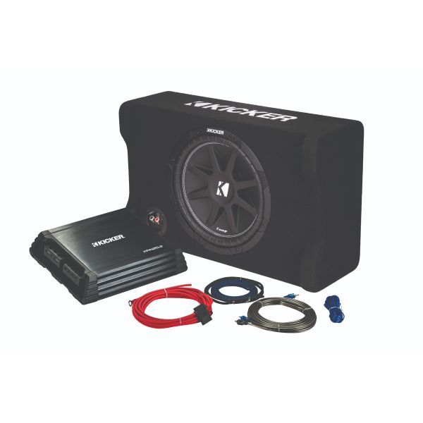 Kicker 49KKPDF212: 12" Kick Pack Down-Firing Subwoofer Enclosure