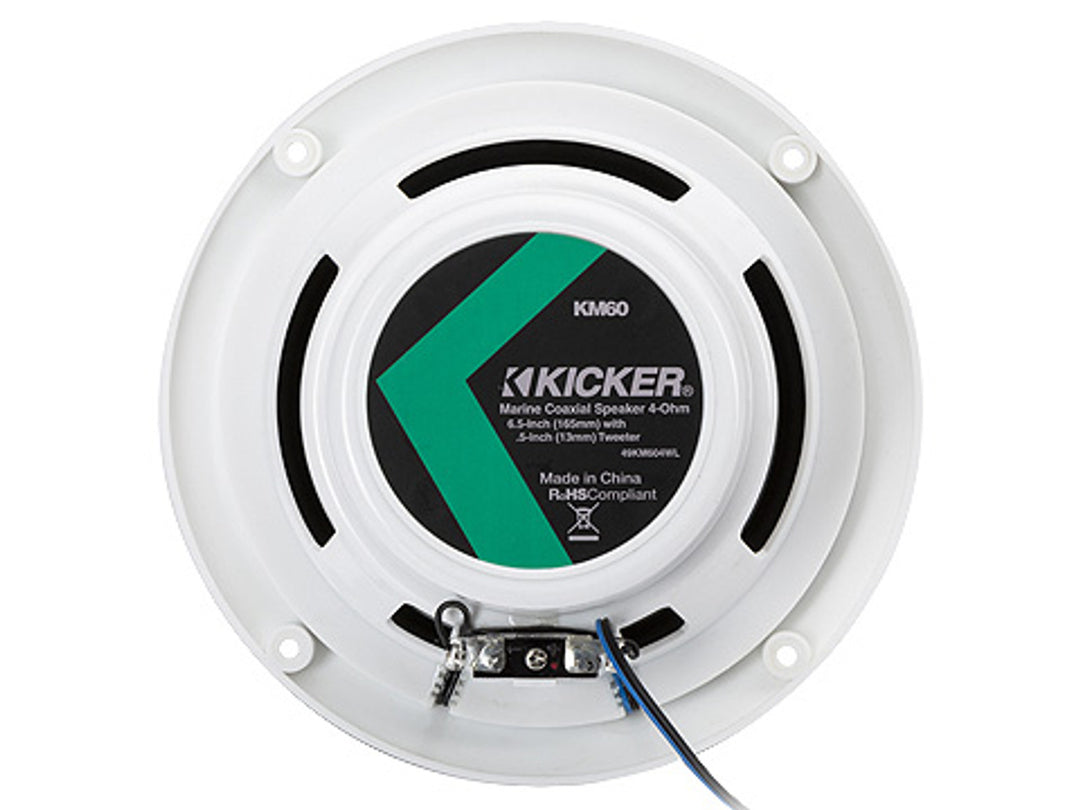 Kicker 49KM604WL: 6.5" 2-Way Marine Speakers