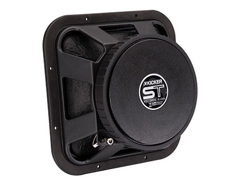 Kicker 49ST9MR8: 9" 8 Ω Street-Series Pair Square Mid-Range Speakers