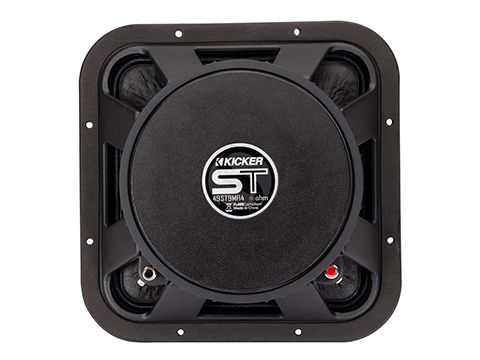Kicker 49ST9MR8: 9" 8 Ω Street-Series Pair Square Mid-Range Speakers