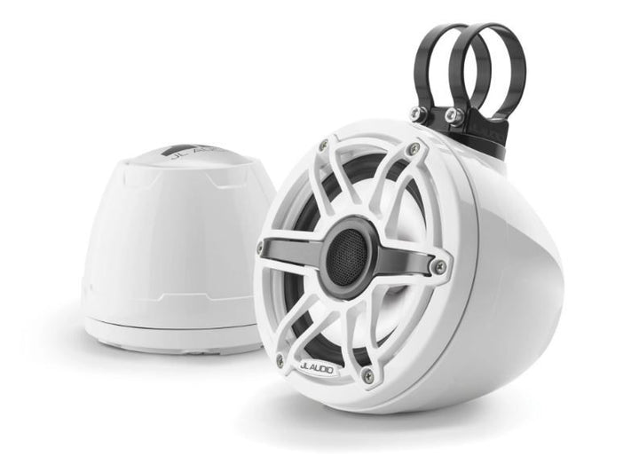 JL Audio JLM6650VEXGW-S-GWGWI: 6.5" M6- / VEX-Series LED RGB White Sport Enclosed Coaxial Speaker System