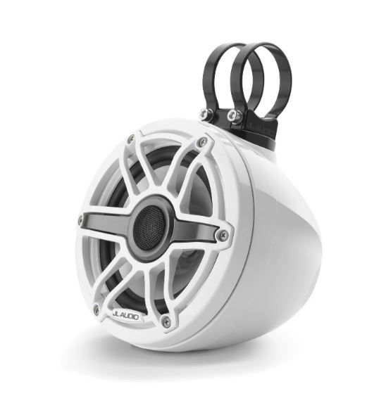 JL Audio JLM6650VEXGW-S-GWGW: 6.5" M6- / VEX-Series White Sport Enclosed Coaxial Speaker System