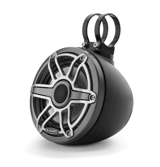 JL Audio JLM6650VEXMB-S-GMTI: 6.5" M6- / VEX-Series Gun Metal Titanium Sport Enclosed Coaxial Speaker System