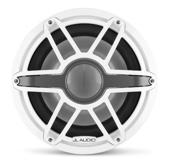 JL Audio JLM7-12IB-S-GWGW-4: 12" M7-Series Gloss White Infinite-Baffle Sport Marine Subwoofer