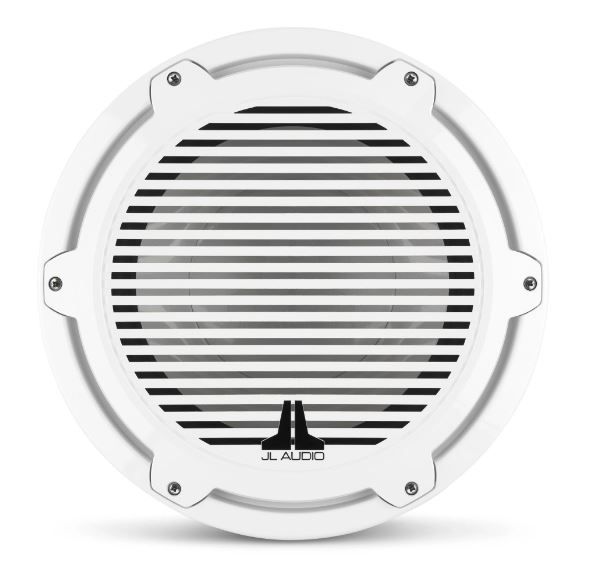 JL Audio JLM7-12IB-C-GWGW-4: 12" M7-Series Gloss White Classic Infinite-Baffle Marine Subwoofer