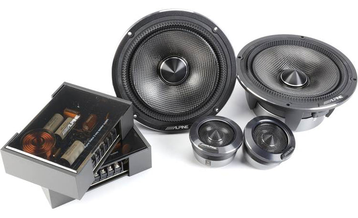 Alpine HDZ-65C; Status Series 6-1/2" 2-way component speaker system