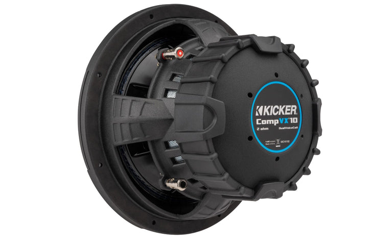 Kicker 50CVX104: 10" 4 Ω CompVX-Series DVC Subwoofer
