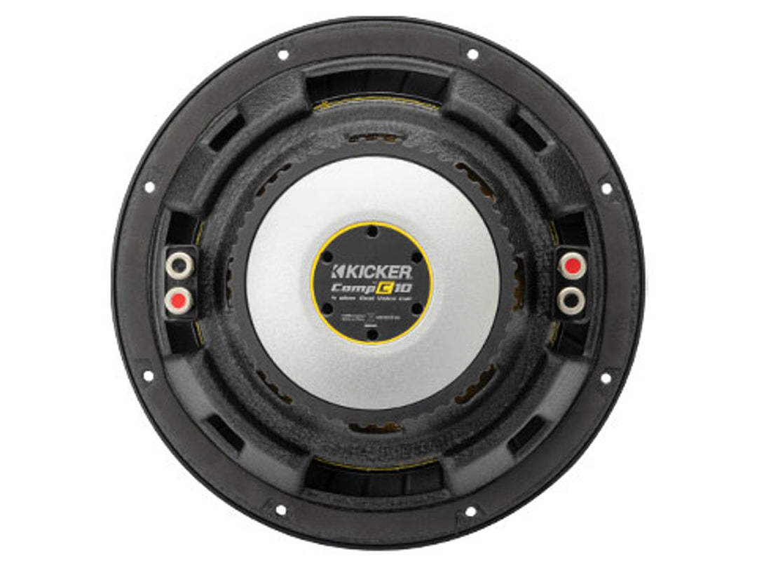 Kicker 50CWCD104: 10" CompC-Series 250 W RMS Dual 4-Ohms Subwoofer