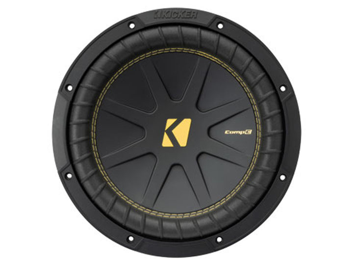 Kicker 50CWCD104: 10" CompC-Series 250 W RMS Dual 4-Ohms Subwoofer