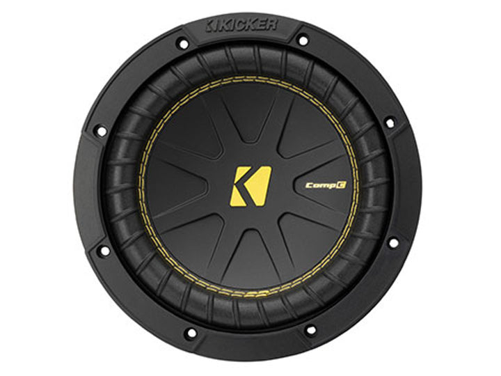 Kicker 50CWCD84: 8" CompC-Series 200 W RMS Dual 4-Ohms Subwoofer