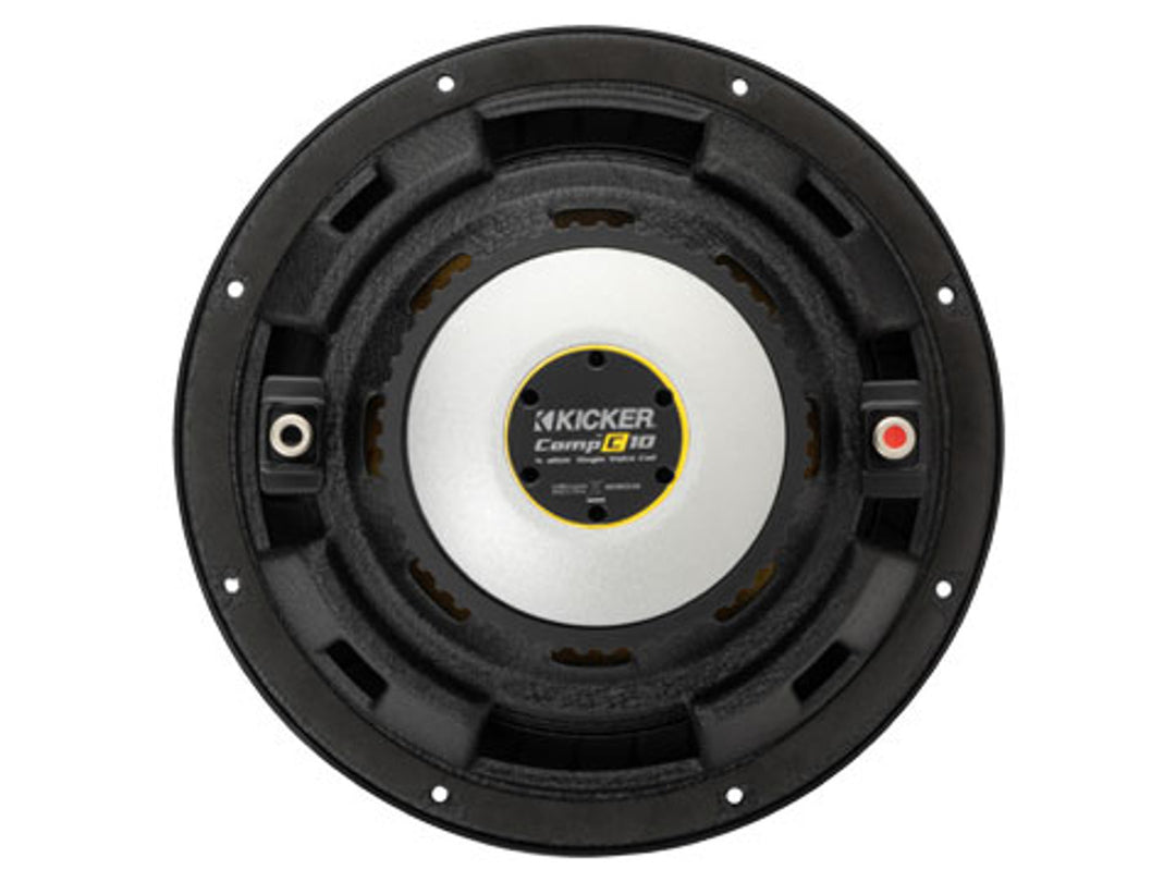 Kicker 50CWCS104: 10" CompC-Series 250 W RMS 4-Ohms SVC Subwoofer