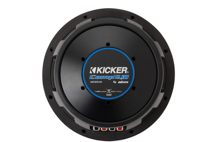 Kicker 51CWQ104: 10" 4-Ohms CompQ10-Series Subwoofer