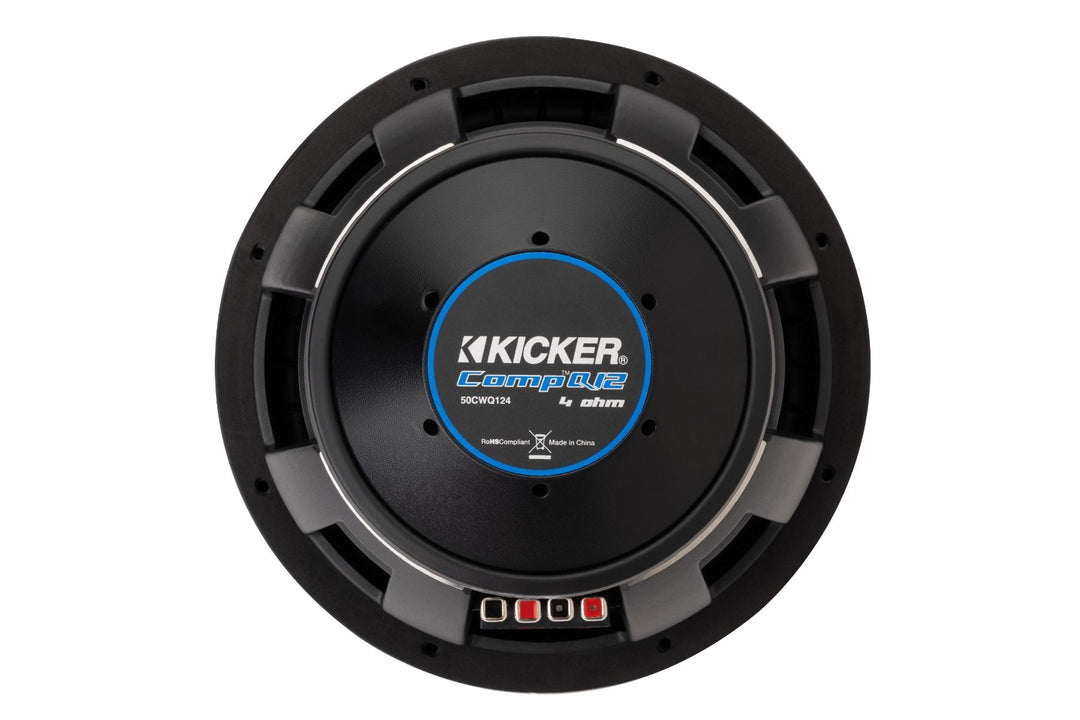 Kicker 51CWQ124: 12" 4-Ohms CompQ12-Series Subwoofer