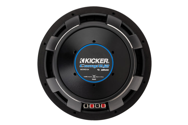 Kicker 51CWQ124: 12" 4-Ohms CompQ12-Series Subwoofer