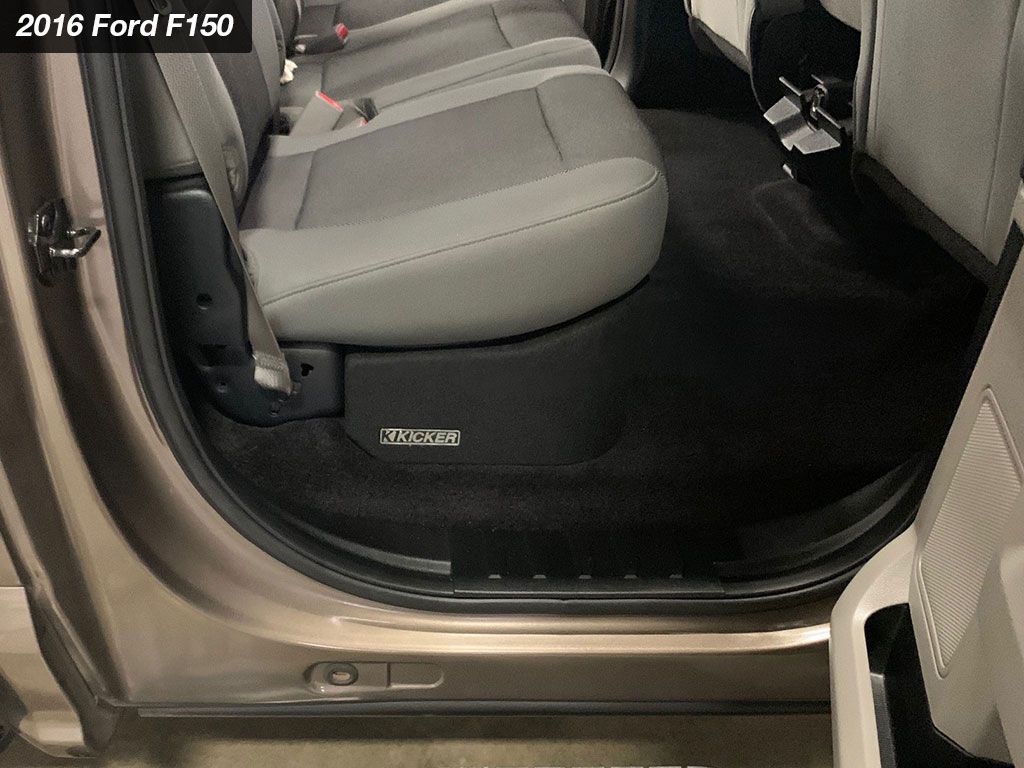 Kicker 51KFDL7T102: 10" 2 Ω L7T-Series Dual Custom-Fit Down-Firing Subwoofer Enclosure