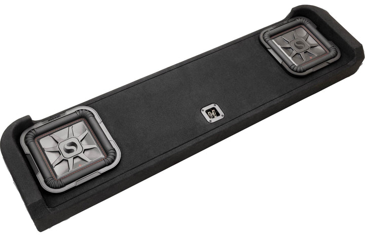 Kicker 51KFDL7T102: 10" 2 Ω L7T-Series Dual Custom-Fit Down-Firing Subwoofer Enclosure