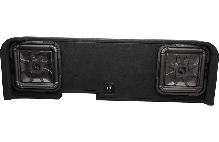 Kicker 51KGMDL7T122: 12" 2 Ω L7T-Series Dual Custom-Fit Down-Firing Subwoofer Enclosure