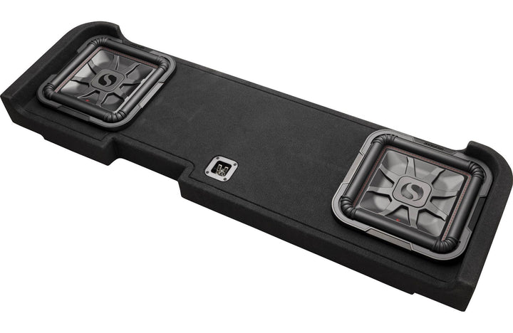 Kicker 51KGMDL7T122: 12" 2 Ω L7T-Series Dual Custom-Fit Down-Firing Subwoofer Enclosure