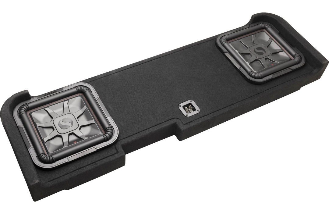 Kicker 51KGMDL7T122: 12" 2 Ω L7T-Series Dual Custom-Fit Down-Firing Subwoofer Enclosure