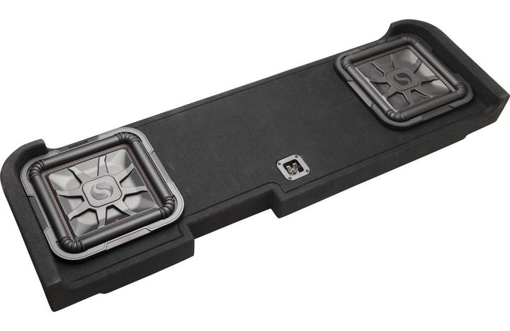 Kicker 51KGMDL7T122: 12" 2 Ω L7T-Series Dual Custom-Fit Down-Firing Subwoofer Enclosure