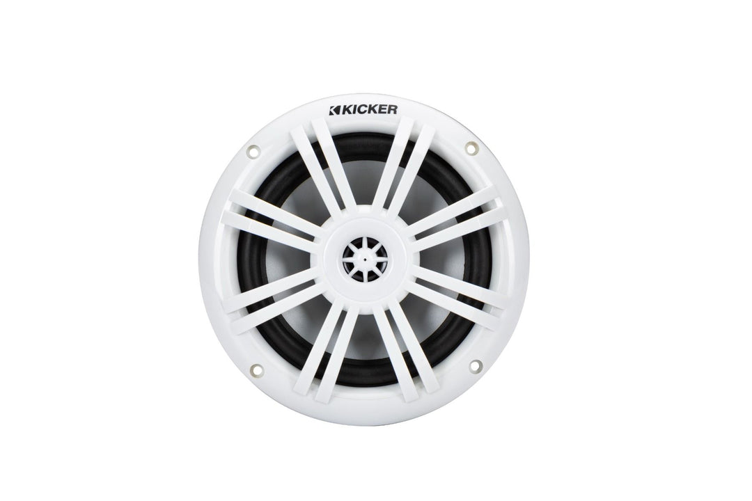 Kicker 51KM604WL: 6.5" White LED Marine Coaxial Speakers