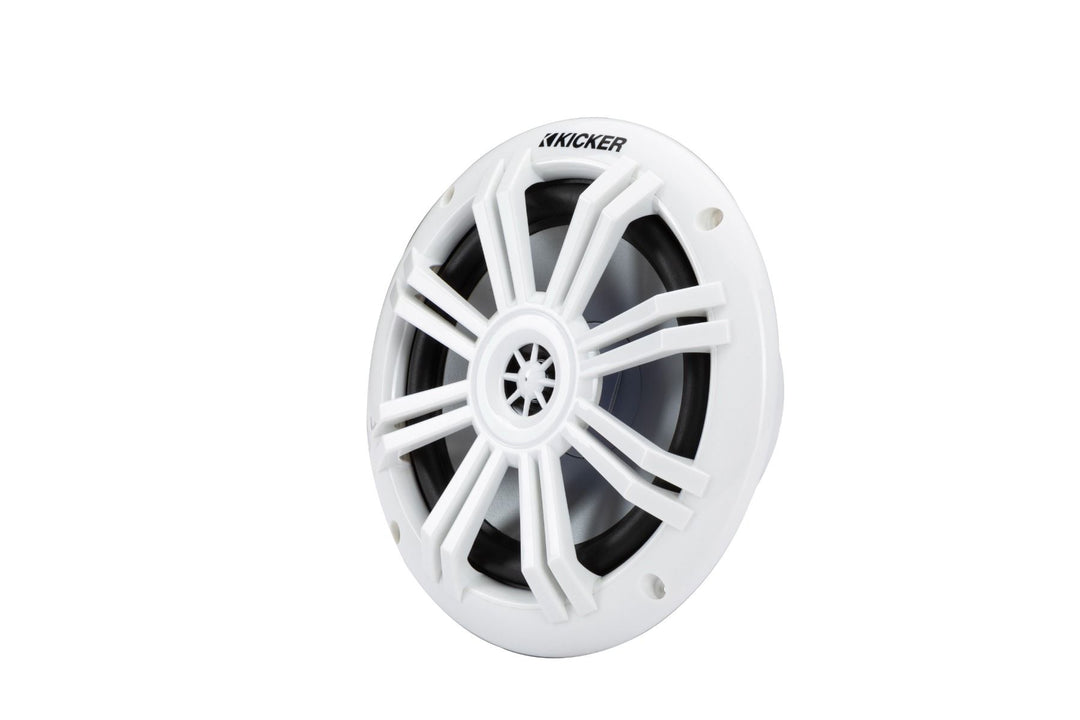 Kicker 51KM604WL: 6.5" White LED Marine Coaxial Speakers