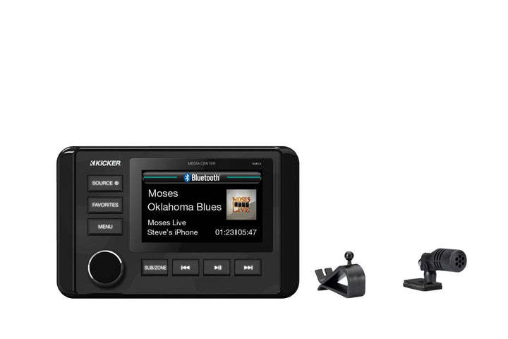 Kicker 51KMC4: Weather-Resistant Gauge-Style Media Center