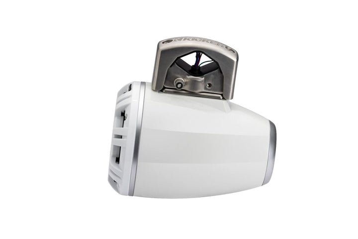 Kicker 51KMTCXL65W: White Horn Loaded Compression Driver Tower Coaxial Speaker System