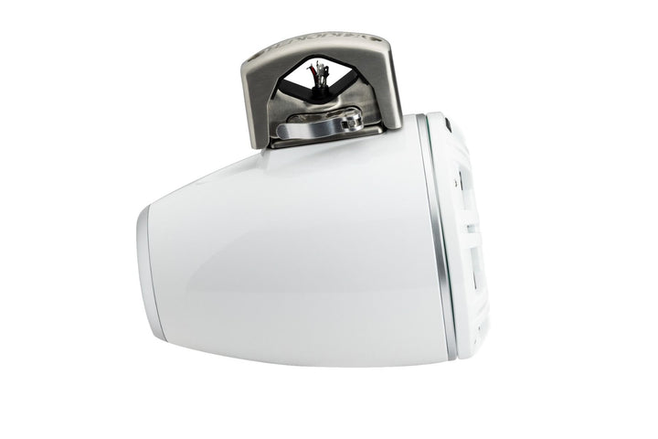 Kicker 51KMTCXL8W: White Horn Loaded Compression Driver Tower Coaxial Speaker System