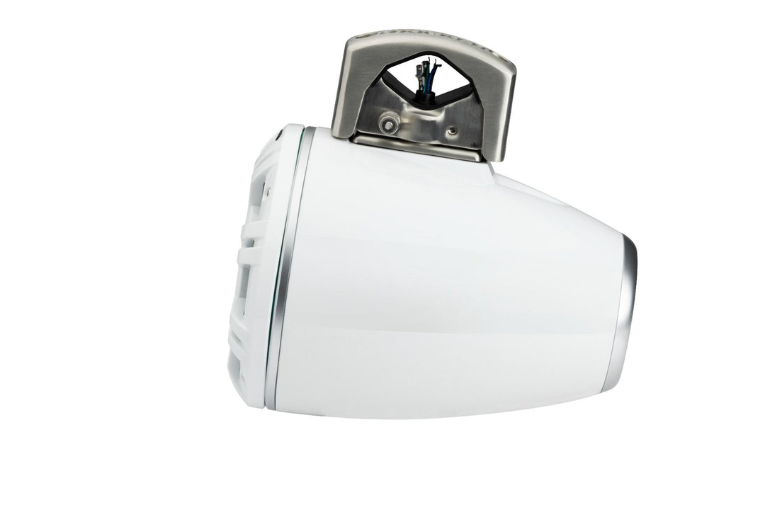 Kicker 51KMTCXL8W: White Horn Loaded Compression Driver Tower Coaxial Speaker System
