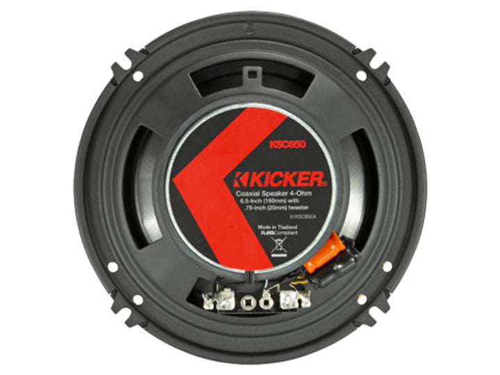 Kicker 51KSC6504: 6.5" KS-Series 100 W RMS 2-Way Car Speakers