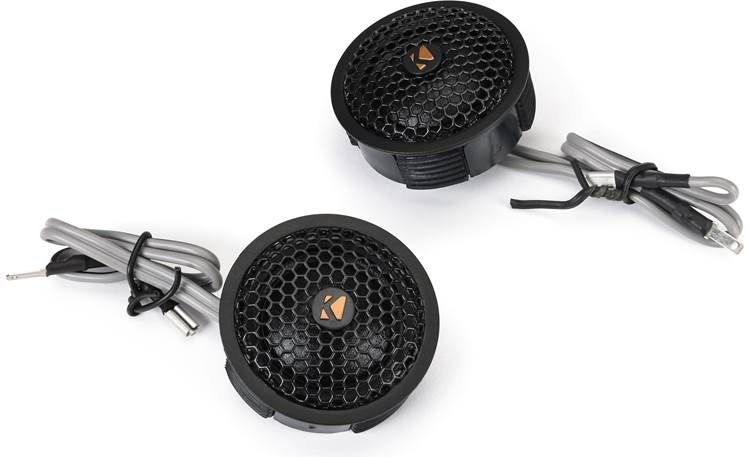 Kicker KK51KSS365: 6.5 & 2.8 & 1" 4 Ω 3-Way Woofer Mid-Range Tweeter Component Speaker System