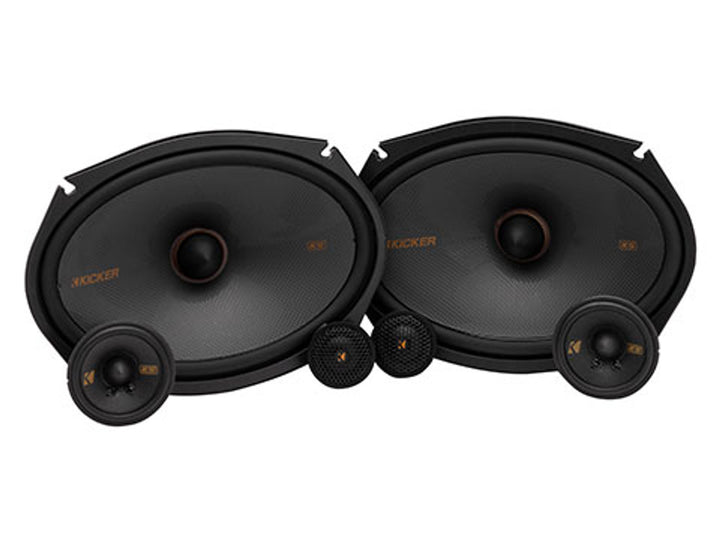 Kicker 51KSS369: 6 x 9" KSS-Series 100 W RMS 3-Way Component Speaker System