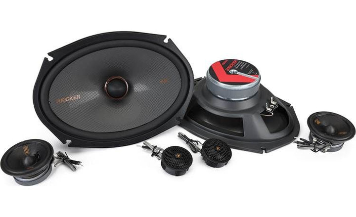 Kicker 51KSS369: 6 x 9" 4 Ω 3-Way Component Speaker System