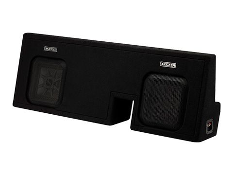 Kicker 51KTDL7T102: 10" L7T-Series Dual Custom-Fit Down-Firing Subwoofer Enclosure