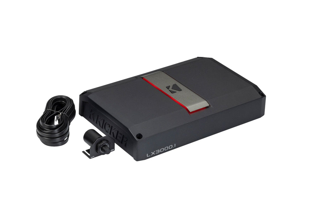 Kicker 51LX30001: 3000 W Class-D Mono Subwoofer Amplifier