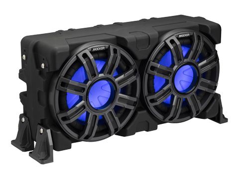Kicker 51MWLE102: 10" 2 Ω Premium Marine Loaded Subwoofer Enclosure