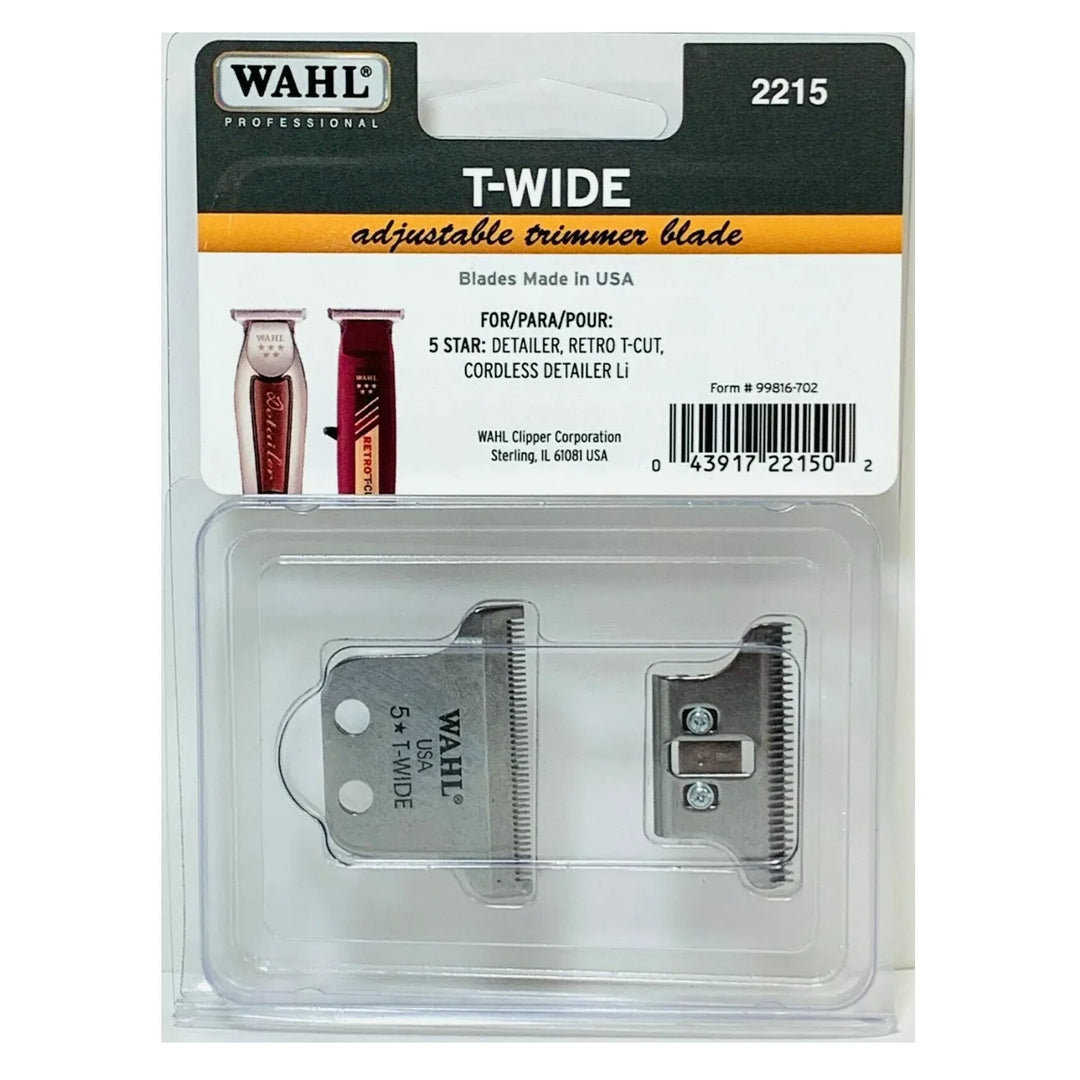 Wahl 52069: 5-Star Adjustable T-Wide Detailer Trimmer Blade