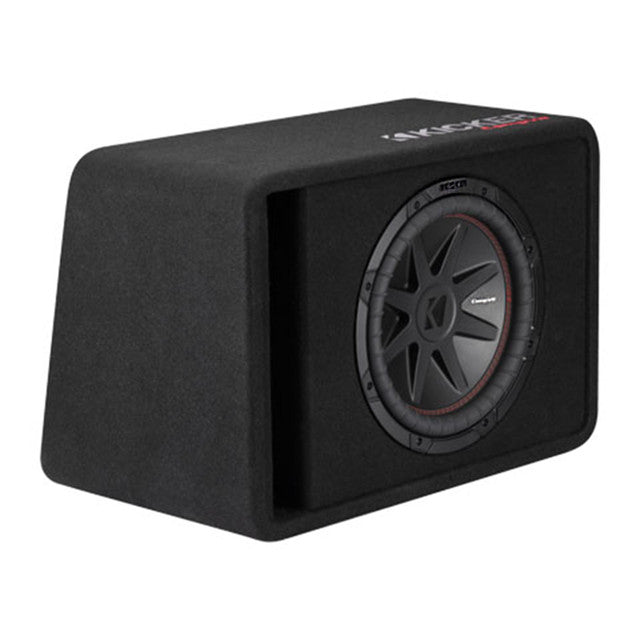 Kicker 52VCVR122: 12" 2 Ω CompVR-Series Single Subwoofer Vented Enclosure