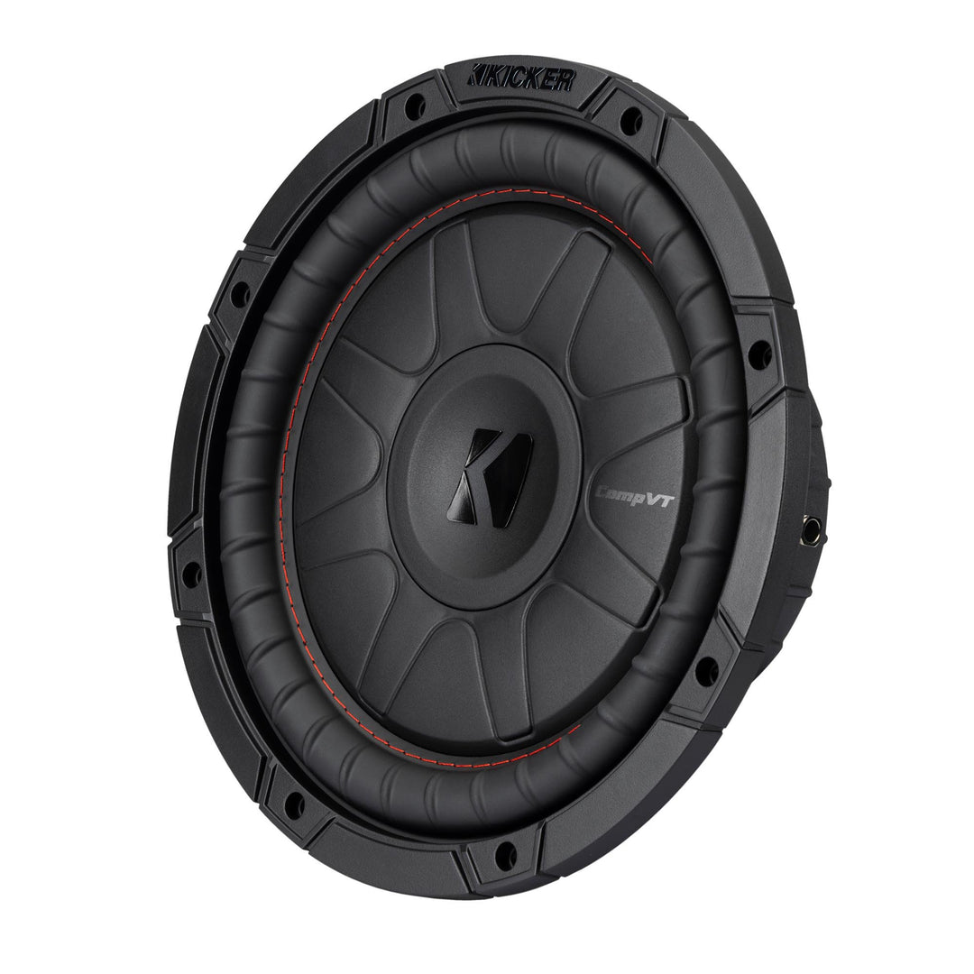 Kicker 52CVT102: 10" (25 CM) 4 Ω 350 W CompVT-Series Single Voice Coil Subwoofer