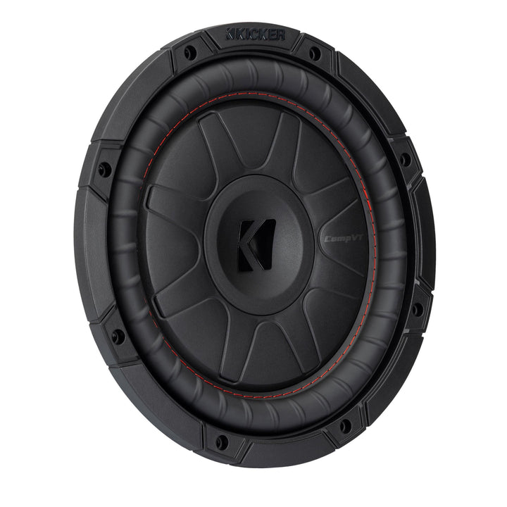Kicker 52CVT102: 10" (25 CM) 4 Ω 350 W CompVT-Series Single Voice Coil Subwoofer