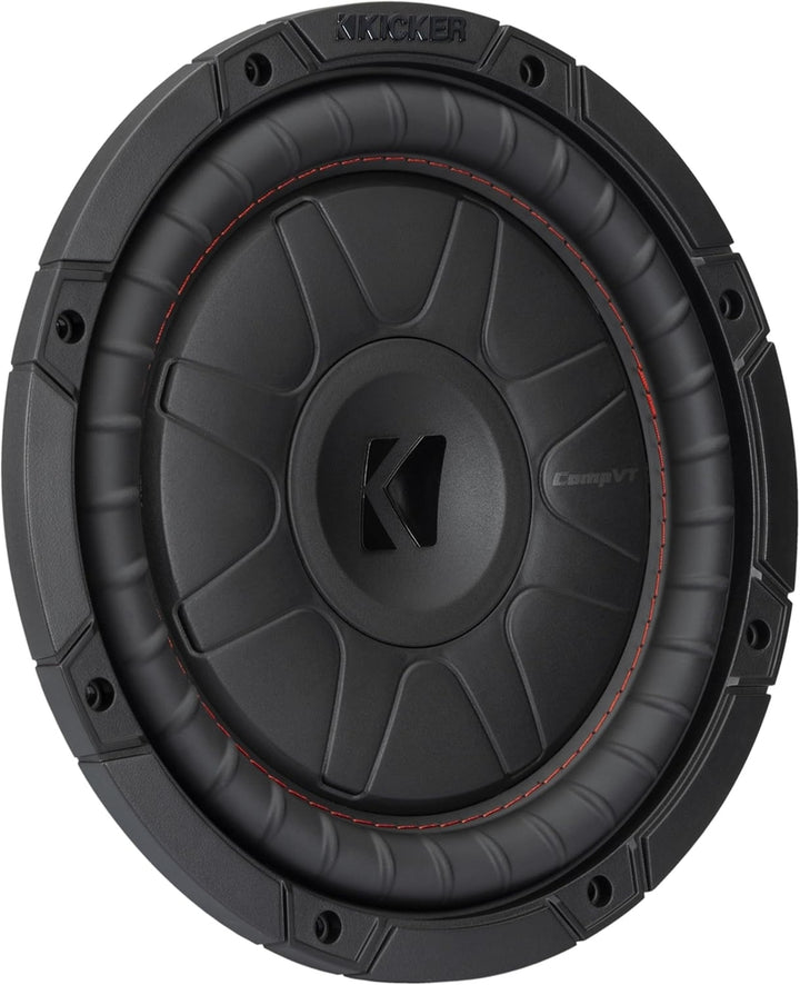 Kicker 52CVT104: 10" (25 CM) 4 Ω 350 W CompVT-Series Single Voice Coil Subwoofer